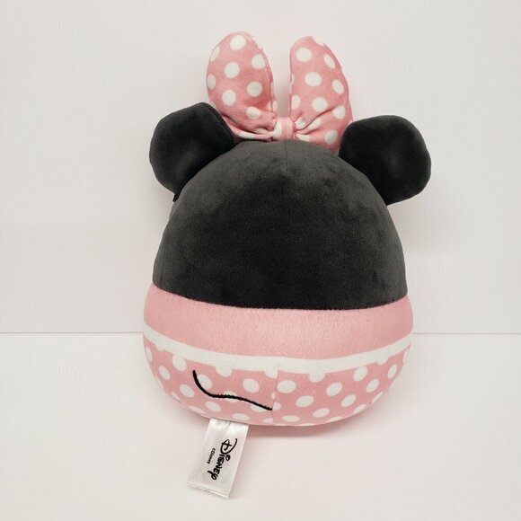 Kellytoy 8" Squishmallows Minnie Mouse Pink Polka Dot Bow Disney Plush - Picture 2 of 4
